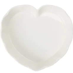 Moule à gâteau forme coeur en céramique 24,5x26,5cm (2 modèles)