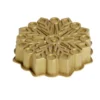Moule à gâteau silicone doré forme flocon de neige Ø30cm