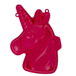 Moule licorne 3D silicone rouge
