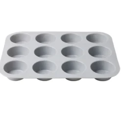 Moule à muffin en silicone 12 emplacements 25x32cm