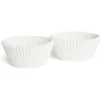 Moule à muffin papier x50 blanc