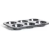 Moule à muffin perforé acier noir 33,6x22xH3cm