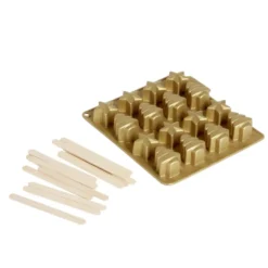 Moule silicone pour 16 sucettes avec bâtonnets inclus