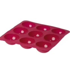 Moule silicone rose 9 dômes