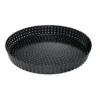 Moule à tarte acier perforé Ø28xH4cm