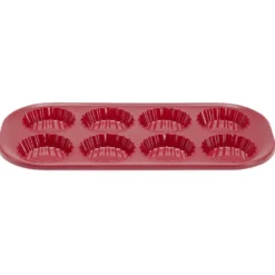Moule 8 tartelettes silicone et armature acier 35,7x16,9xH2,3cm