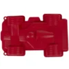 Moule voiture de course 3D silicone rouge