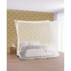 Moustiquaire filet à suspendre blanc 200x200x200cm avec sac