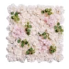 Mur de fleurs artificielles clipsable blanc 50x50cm