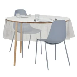 Nappe cristal carrée transparente paillettes multicolores 150x150cm