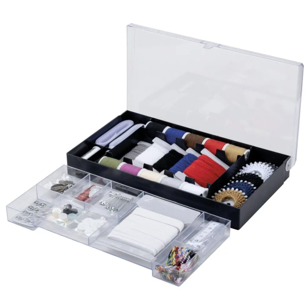 Nécessaire de couture et mercerie boîte 93 pièces