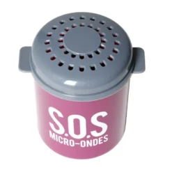 Nettoyeur pour micro-ondes 120ml plastique 8x7xH9cm