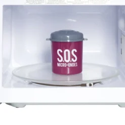 Nettoyeur pour micro-ondes 120ml plastique 8x7xH9cm