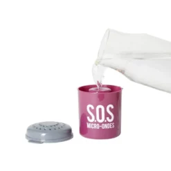 Nettoyeur pour micro-ondes 120ml plastique 8x7xH9cm