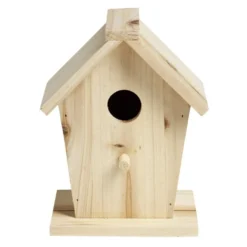 Nichoir à oiseaux en bois L15 x l11 x H19 cm