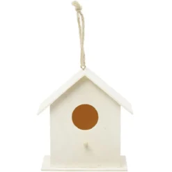 Nichoir à oiseau 10,5x7x11cm marron