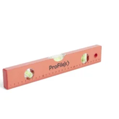 Niveau 30cm aluminium jaune