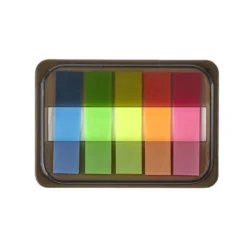 Notes adhésives repositionnable 5 couleurs x100