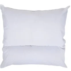 Oreiller carré modulable polyester blanc 60x60cm