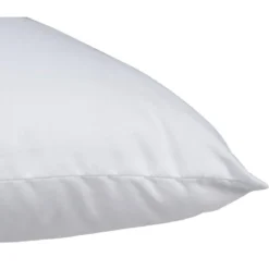 Oreiller carré polyester blanc