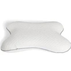 Oreiller ergonomique à mémoire de forme 51x36cm polyester blanc