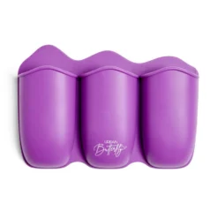 Organisateur 3 compartiments silicone violet