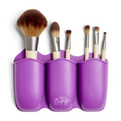 Organisateur 3 compartiments silicone violet