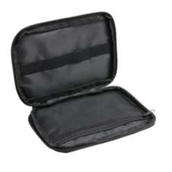 Organisateur de câble pochette zippée noire 19x14cm