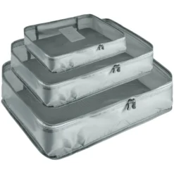 Organisateur de voyage x6 polyester gris