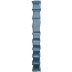 Organisateur de vêtements Bleu - 9 niveaux - 32x15xH128 cm