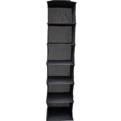 Organisateur de vêtements Gris - 6 niveaux - 30x30xH128 cm