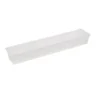 Organisateur tiroir plastique blanc transparent 38x8xH5cm