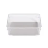 Organiseur de tiroir plastique transparent 16,3x16,3xH.4,8cm