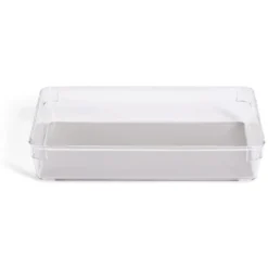 Organiseur de tiroir plastique transparent 25x16,3xH.4,8cm