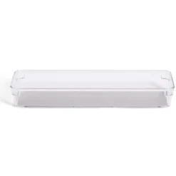 Organiseur de tiroir plastique transparent 32,5x10xH.4,6cm