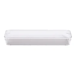 Organiseur de tiroir plastique transparent 32,5x10xH.4,6cm
