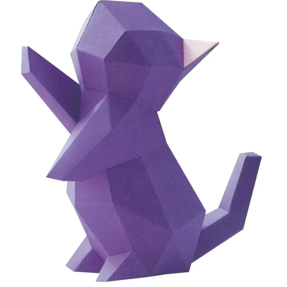 Origami animal 3D en papier 21x30cm (6 modèles)