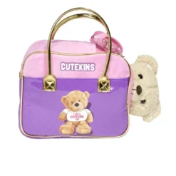 Ours peluche avec son sac de transport