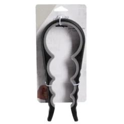Ouvre bocal et bouteille universel noir et gris L23cm