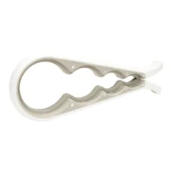 Ouvre bocal et bouteille universel blanc L23cm