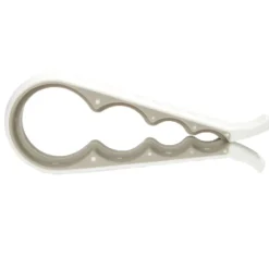 Ouvre bocal et bouteille universel blanc L23cm