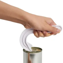 Ouvre-boîte à anneau ergonomique L15cm blanc