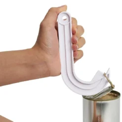 Ouvre-boîte à anneau ergonomique L15cm blanc