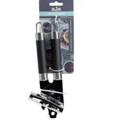 Ouvre-boîte en inox avec pince ergonomique en plastique L.20cm
