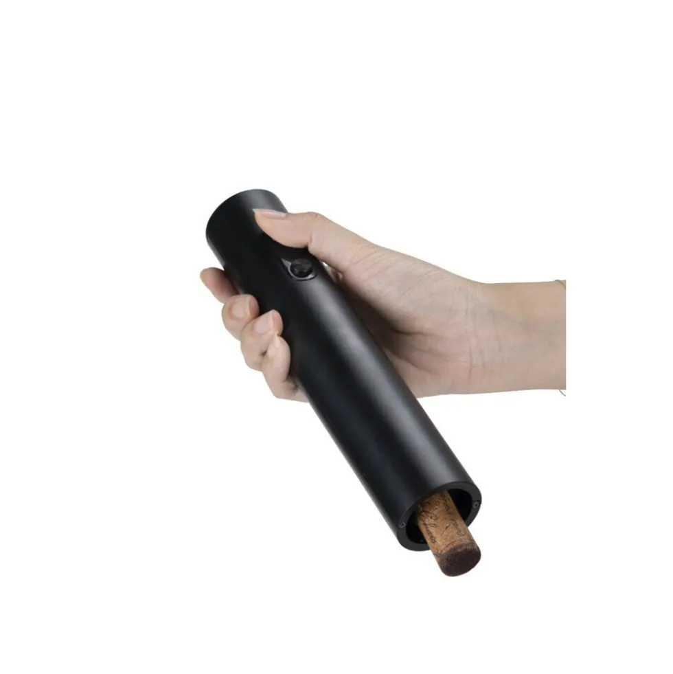 Ouvre bouteille électrique avec accessoires et support 14x7xH26cm