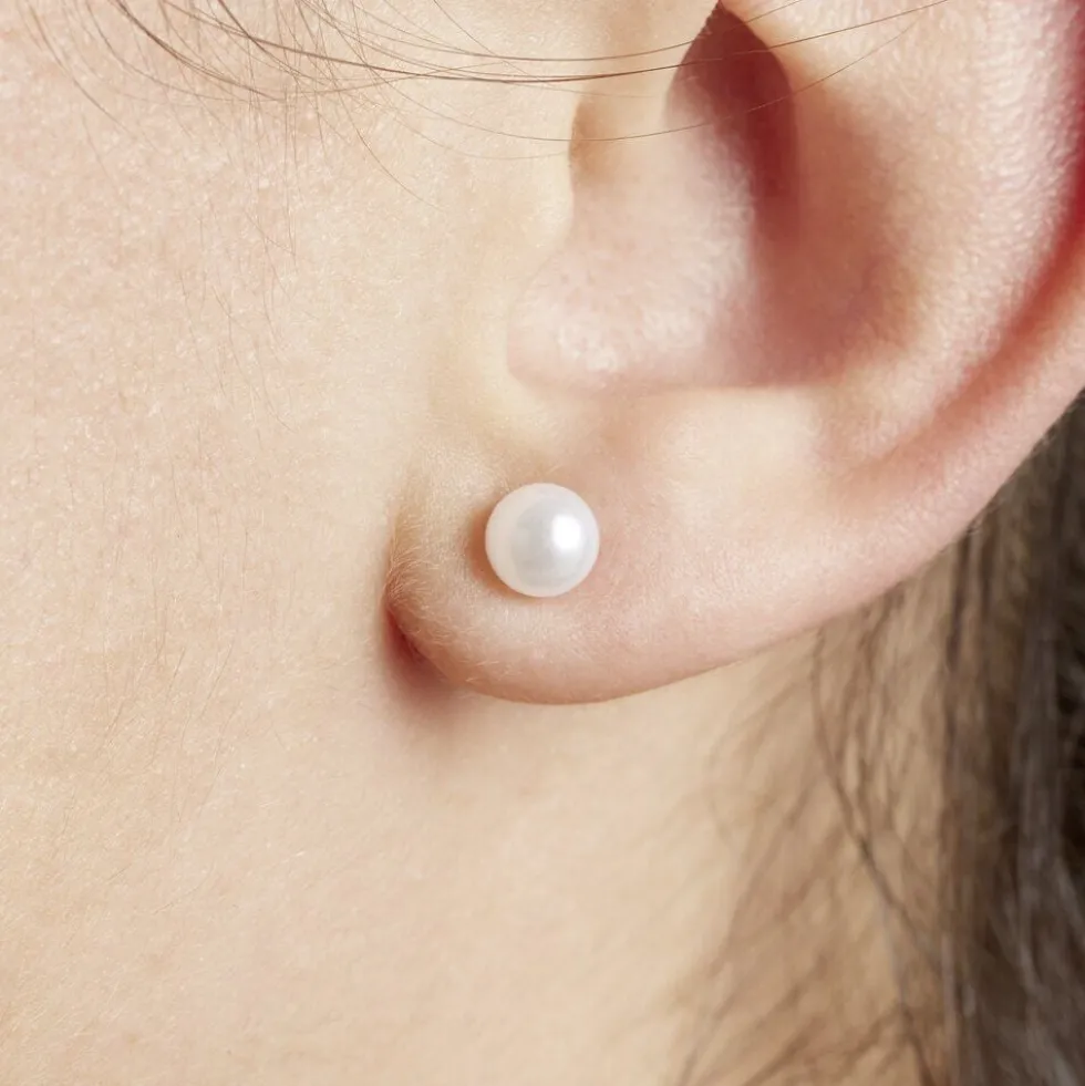 Paire de boucles d'oreilles femme puces x3 en métal Ø1cm (3 modèles)