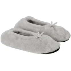 Paire de Chaussons ballerines noire blanc ou rouge