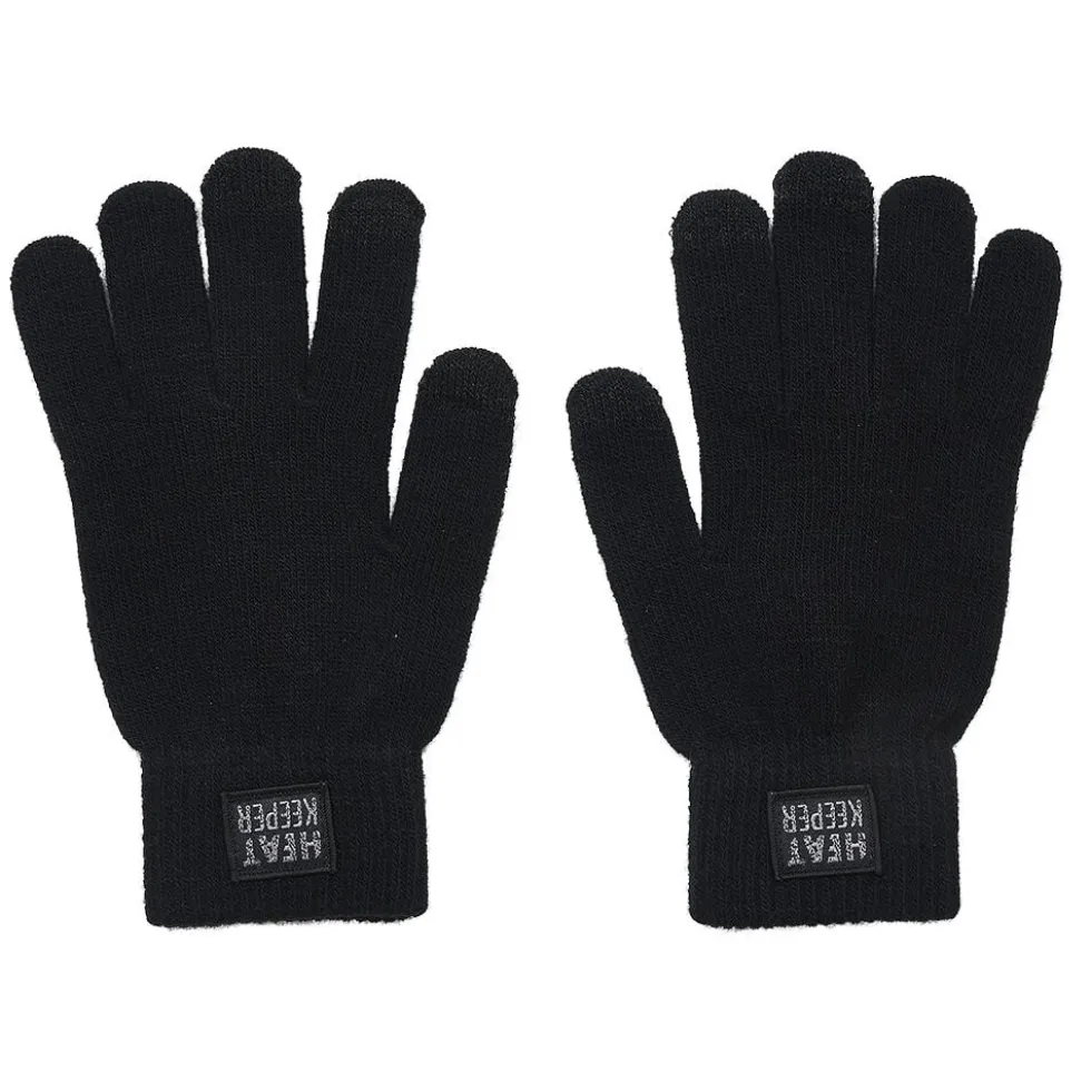 Paire de gants thermiques tactiles noirs pour homme ou femme