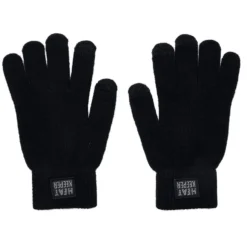 Paire de gants thermiques tactiles noirs pour homme ou femme