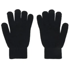 Paire de gants thermiques tactiles noirs pour homme ou femme
